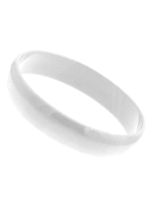 Pulsera de Aro Grande Blanca - Pendientes, Collares y Pulseras