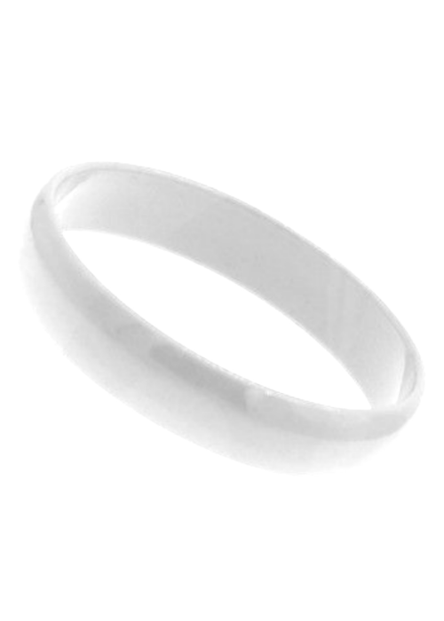 Pulsera de Aro Grande Blanca - Pendientes, Collares y Pulseras