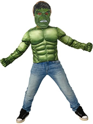 Disfraz de Hulk con Mascara y Guantes Infantil - Disfraces de Superheroes para Niños