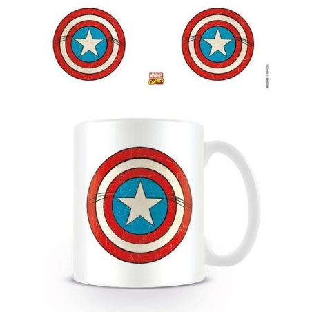 Taza Capitan America Retro - Tazas y Vasos Frikis