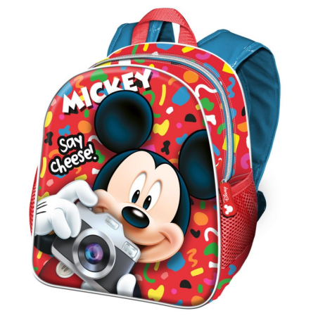 Mochila Mickey Say Cheese Disney Infantil - Bolsos y Mochilas Frikis