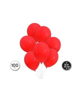 Bolsa de 100 Globor Rojos