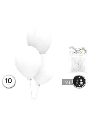 Globos Blancos 10 Unid - Globos