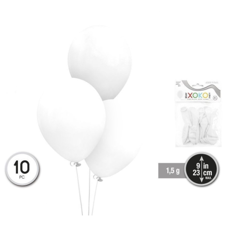 Globos Blancos 10 Unid - Globos