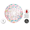 Globo Burbuja Happy Bithday - Globos