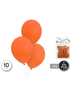 Globos Naranjas 10 Unid - CELEBRACIONES