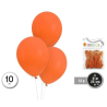 Bolsa con 10 Globos Naranjas