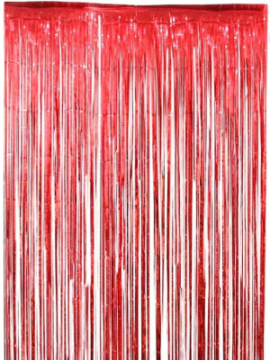 Cortina de Flecos Rojo 1x2m - Guirnaldas