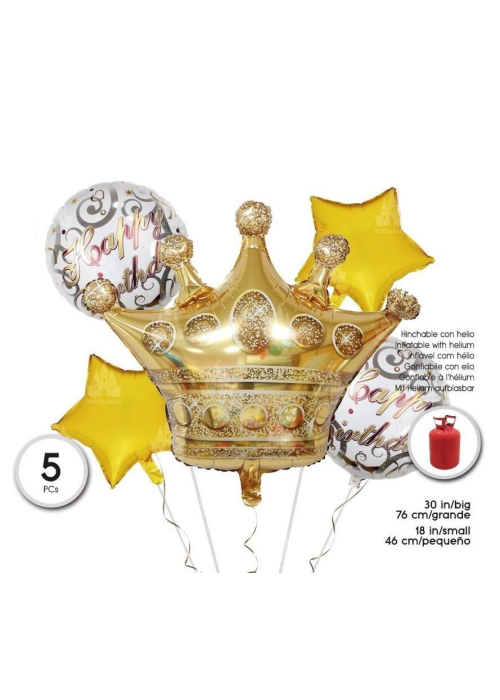 Bolsa de 5 Globos Leon
