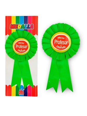 Comprar Medalla al Mejor Profesor del Mundo - Articulos y Decoracion de Fiesta