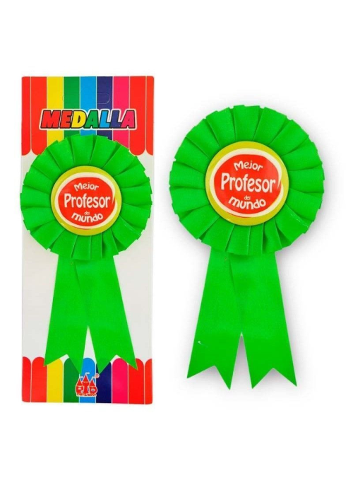 Medalla al Mejor Profesor del Mundo - Articulos y Decoracion de Fiesta