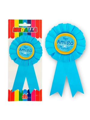 Medalla al Mejor Amigo del Mundo - Articulos y Decoracion de Fiesta