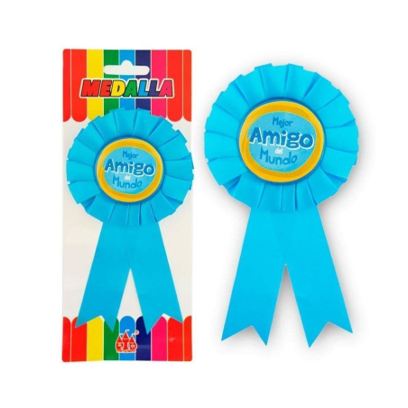 Medalla al Mejor Amigo del Mundo - Articulos y Decoracion de Fiesta