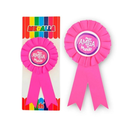 Medalla al Mejor Amiga del Mundo - Articulos y Decoracion de Fiesta
