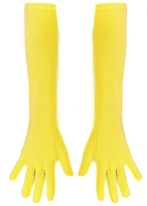 Guantes Largos Amarillos