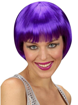 Peluca Rave morada - De Colores