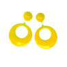 Pendientes de Aro Grandes Amarillo - Pendientes, Collares y Pulseras