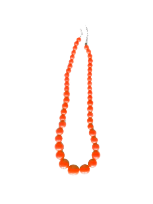 Collar de Sevillana Pequeño Naranja - Pendientes, Collares y Pulseras