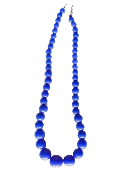 Collar de Sevillana Grande Azul - Pendientes, Collares y Pulseras
