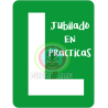 Vinilo Textil Jubilado en Practicas 23x23 - Vinilos Textiles