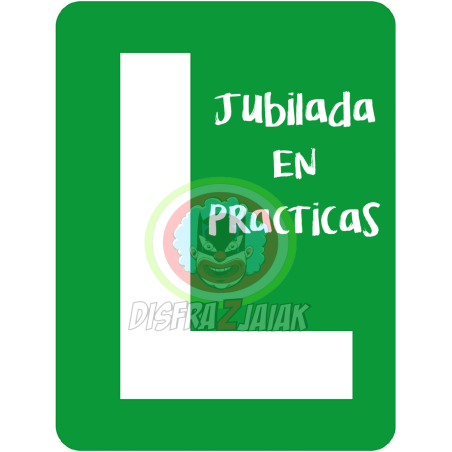 Vinilo Textil Jubilada en Practicas 23x23 - Vinilos Textiles