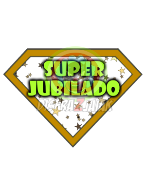 Vinilo Textil Super Jubilado 15x15 - Vinilos Textil Frikis