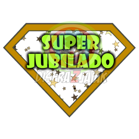 Vinilo Textil Super Jubilado 15x15 - Vinilos Textil Frikis