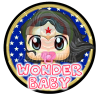 Vinilo Textil Wonder Baby 15x15 - Vinilos Textil Frikis