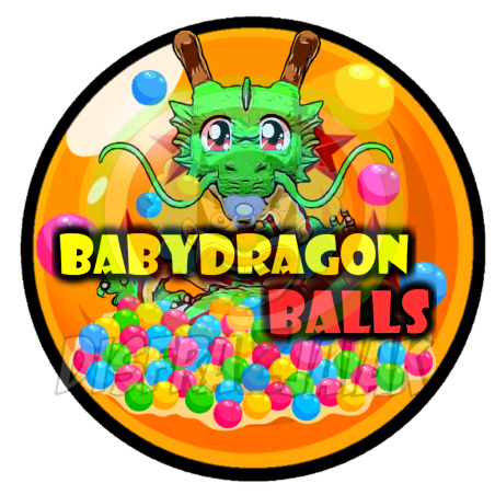 Vinilo Textil Baby Dragon Balls 15x15 - Vinilos Textil Frikis