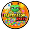 Vinilo Textil Baby Dragon Balls 15x15 - Vinilos Textil Frikis