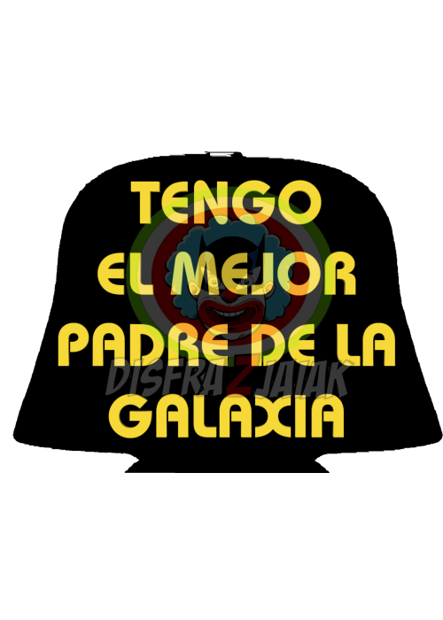 Vinilo Textil Tengo el Mejor Padre de la Galaxia 15x15 - Vinilos Textil Frikis