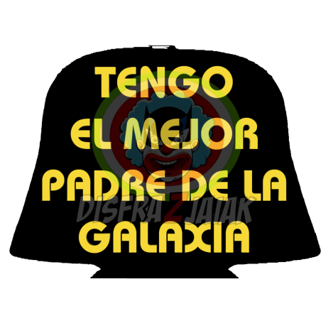 Vinilo Textil Tengo el Mejor Padre de la Galaxia 15x15 - Vinilos Textil Frikis