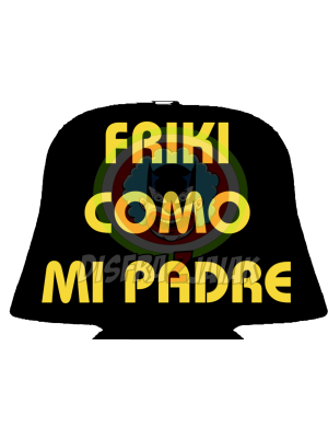 Vinilo Textil Friki como mi Padre 15x15 - Vinilos Textil Frikis