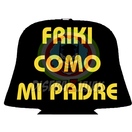 Vinilo Textil Friki como mi Padre 15x15 - Vinilos Textil Frikis