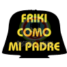 Vinilo Textil Friki como mi Padre 15x15 - Vinilos Textil Frikis