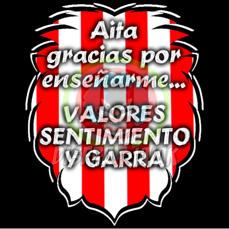 Vinilo Texti Zurigorri Aita gracias por enseñarme 15x15 - Marea Zurigorri