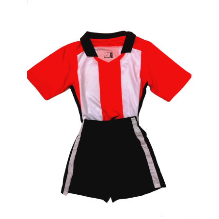 Camiseta rojiblanca y Pantalon Negro Infantil - Chaquetas y Camisetas