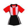 Camiseta rojiblanca y Pantalon Negro Infantil - Chaquetas y Camisetas
