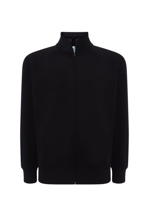 Sudadera Negra Full Zip - Sudaderas