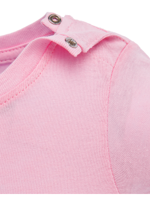 Body Rosa Manga Corta Bebe - Bodys