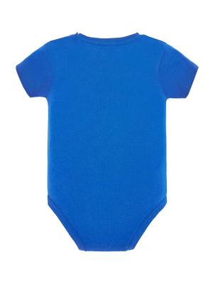 Body Azul Manga Corta Bebe - Bodys