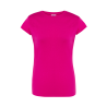 Camiseta Fucsia Manga Corta Mujer - Camisetas y Polos