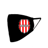 Mascarilla negra Leon Zurigorri Harro (Homologada) - Euskal Maskarak Adulto