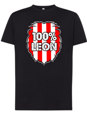 Camiseta Leon Zurigorri 100% Leon Adulto - Marea Zurigorri