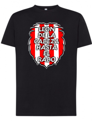 Camiseta Leon Zurigorri Leon de la cabeza... Adulto - Marea Zurigorri