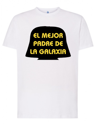 Camiseta Friki El Mejor Padre de la Galaxia - Dia del Padre
