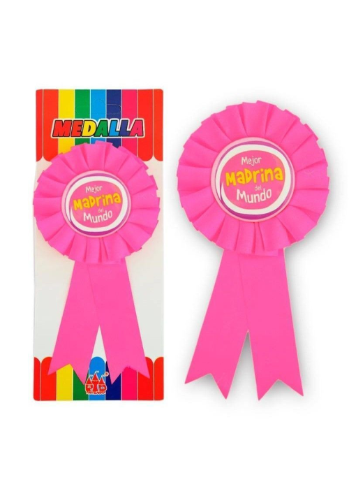 Medalla a la Mejor Madrina del Mundo - Articulos y Decoracion de Fiesta
