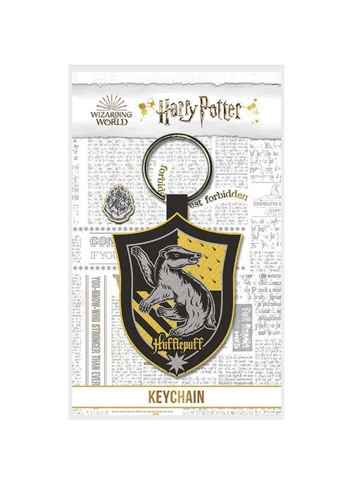 Llavero Harry Potter Escudo Hufflepuff - Regalos de Harry Potter