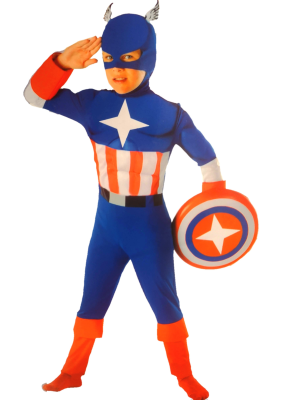 Disfraz de Capitan Star Escudo - Disfraces de Superheroes para Niños