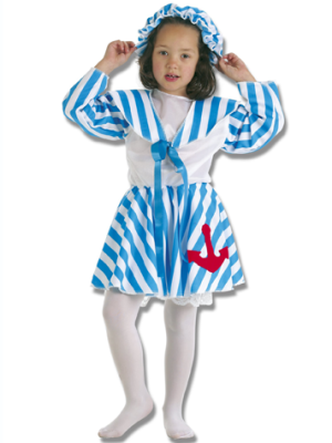 Disfraz de Bañista Azul Niña - Disfraces de Marinera para Niña
